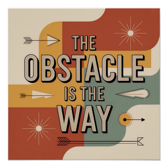 Póster The Obstacle Is The Way (Frente)