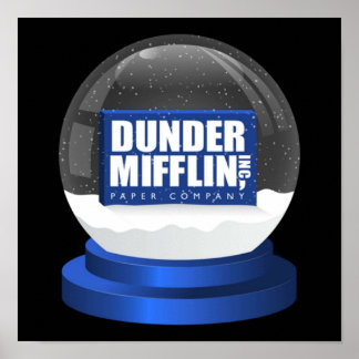 Poster The Office DunderMifflinzz Snow Globe