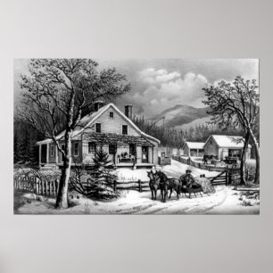 Poster The Old Fazenda House - 1872