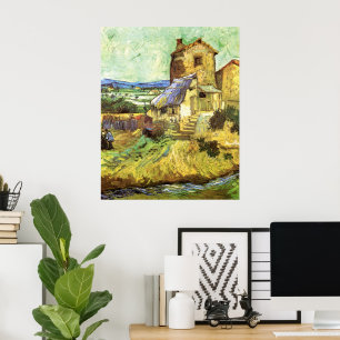 Poster The Old Mill por Vincent van Gogh