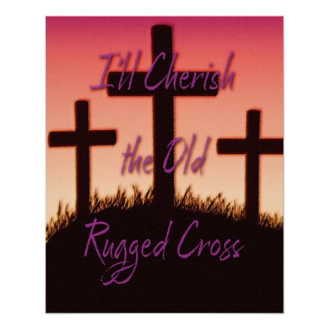 Póster The Old Rugged Cross (Frente)