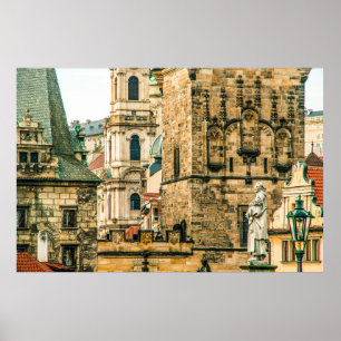 Poster The old town of Pragueancient,architecture,buildin