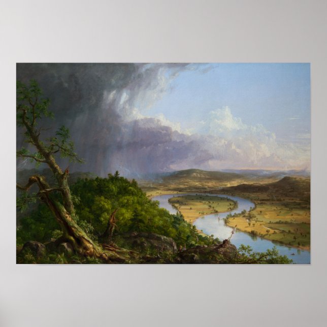 Poster The Oxbow by Thomas Cole  (Frente)