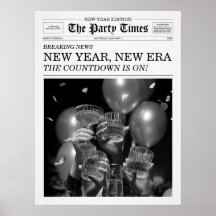 The Party Times Newspaper New Year New Era