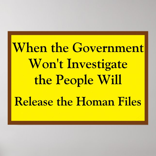 Poster The People Will Investigate (Frente)