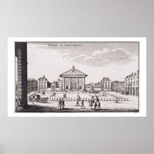 Póster The Piazza in Covent Garden, 1647 (engraving)