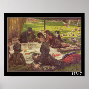 Póster The Picnic , c.1881-2