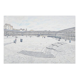 Póster The Piece Hall Halifax – Histórico West Yorkshire