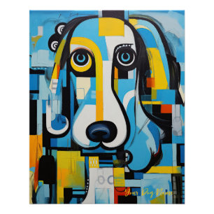 Póster The Poodle Dog Portrait 001 - Sable Gabriel