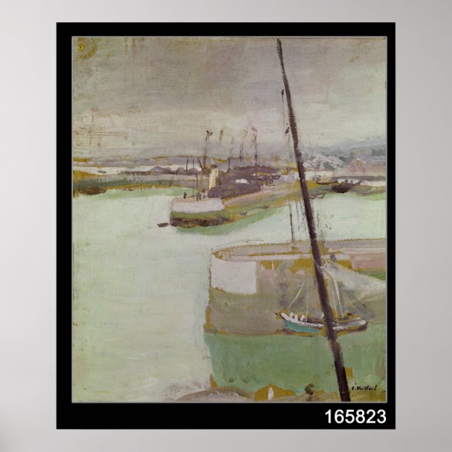 Poster The Port of Honfleur, 1919 (Frente)