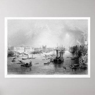 Póster The Port of London 1840