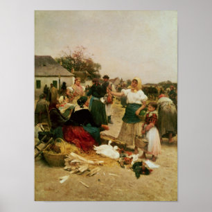 Póster The Poultry Market, 1885