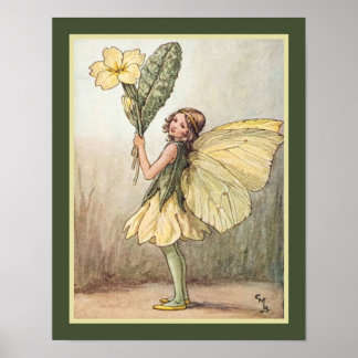 Poster "The Primrose Fairy", cerca de 1918- Cicely Mary B
