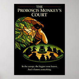 Poster The Proboscis Monkey’s Court Art