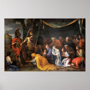 Poster The Queens of Persia at the Feet of Alexander