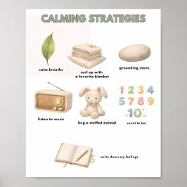 Poster The Quiet Grove Calming Strategies