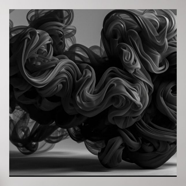 Poster The Quintessential Cloud of Black Smoke on a Wall (Frente)