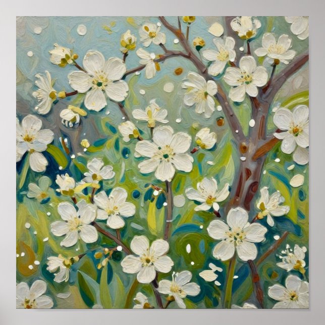 Poster The Radiant Awakening: A Textural Symphony (Frente)