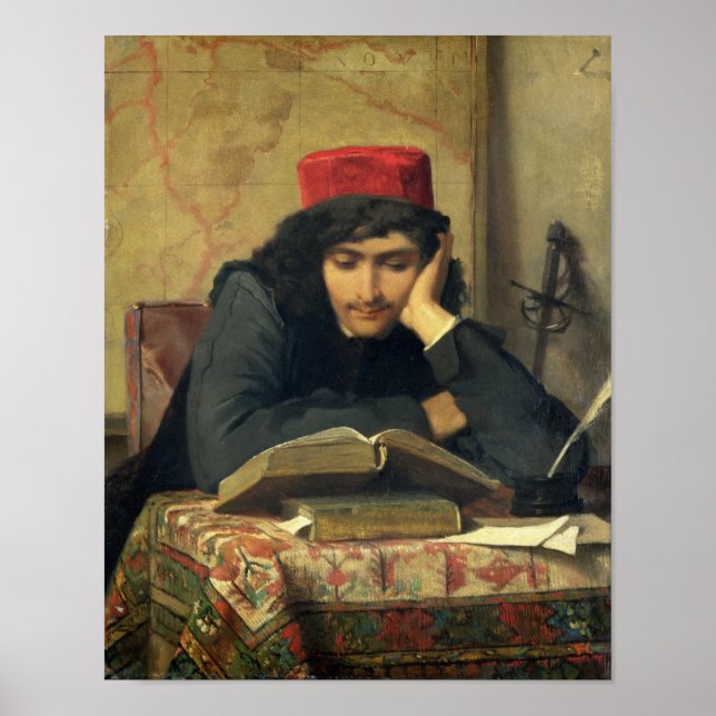 Póster The Reader, 1856 (Frente)