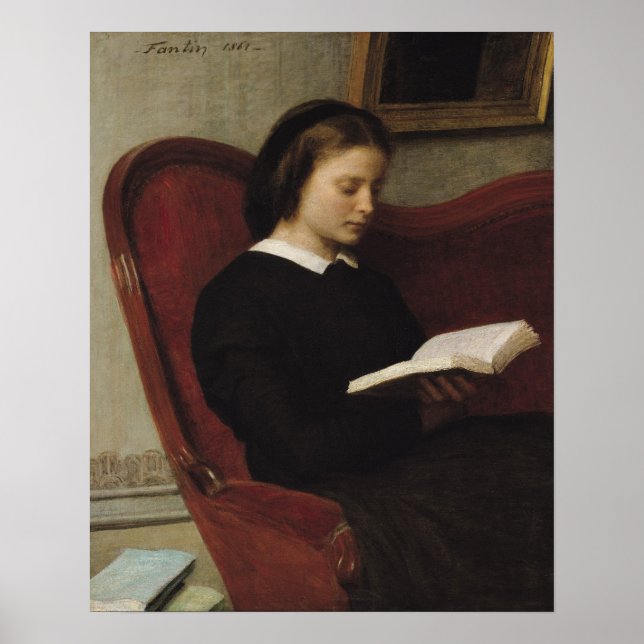 Poster The Reader, 1861 (Frente)