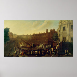 Poster The Restoration of Charles II at Whitehall