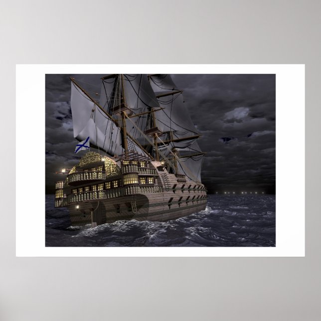 Poster The Sailing Fortress (Frente)