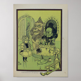 Poster The Scarecrow Sat on the Big Throne.