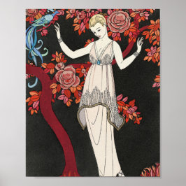 Poster The Science Tree Evening Dress - George Barbier
