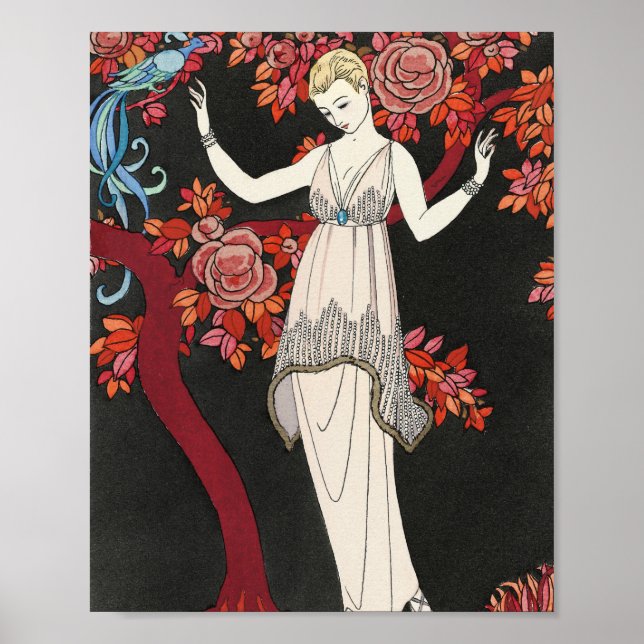 Poster The Science Tree Evening Dress - George Barbier (Frente)