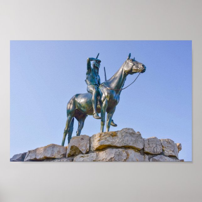 Poster The Scout Statue Front View, Kansas City, Missouri (Frente)