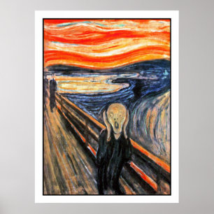 Póster "The Scream"  by Edvard Munch