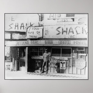 Póster The Shack, Playa del Rey 1972
