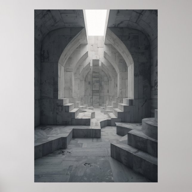 Poster The Shape of Hollow Arches × The Shape of Fragment (Frente)