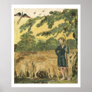 Póster The Shepherd, from 'Songs of Innocence', 1789 (col