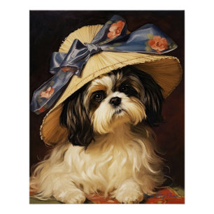 Póster The Shih Tzu Dog 003 - Odessa Leyendecker