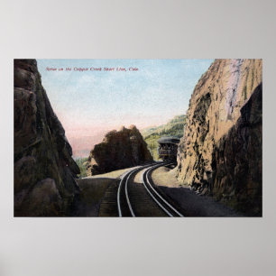 Póster The Short Line Railroad Car