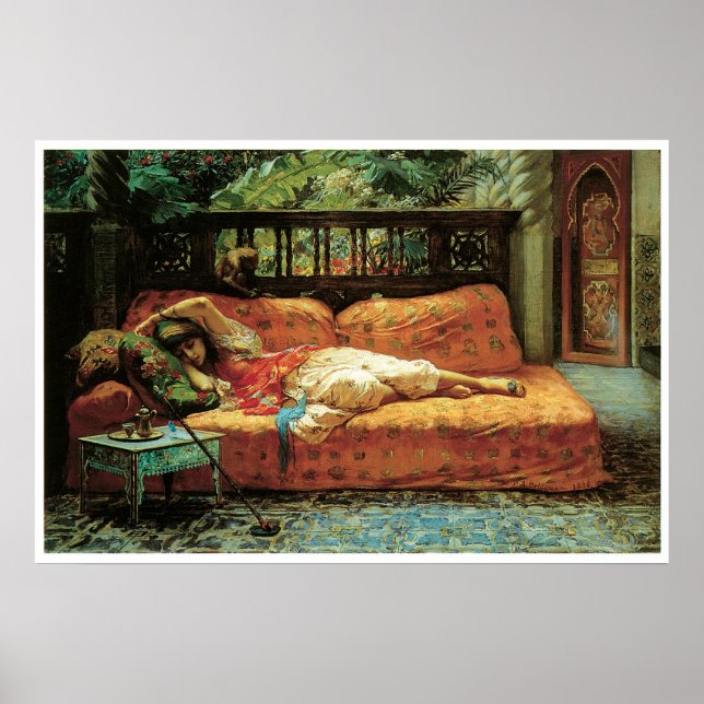 Póster The Siesta (Tarde dos Sonhos), 1878 (Frente)
