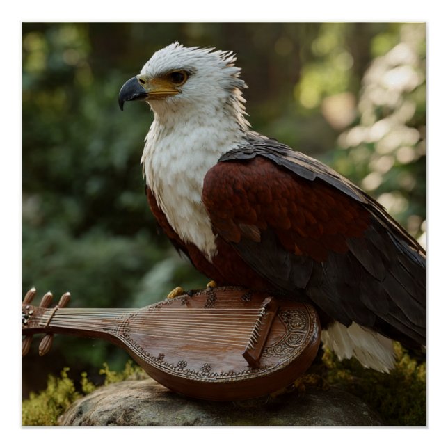 Póster The Silent Minstrel of the Forest (Frente)