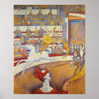 Poster The Sircus by Georges Seurat - Vintage Art