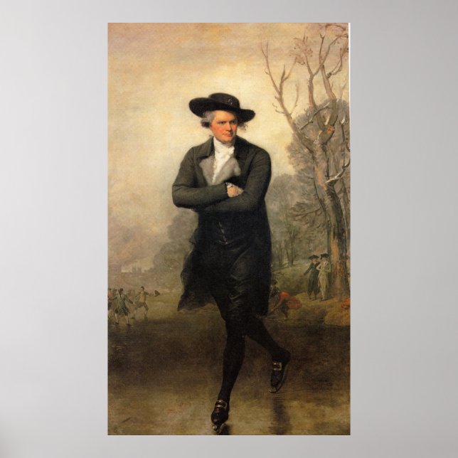 Póster The Skater, por Gilbert Stuart (Frente)