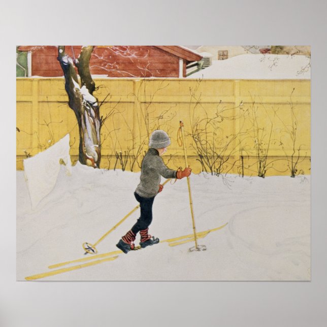 Poster The Skier, c.1909 (Frente)