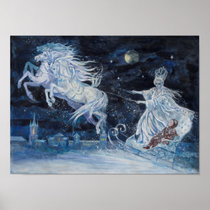 Póster "The Snow Queen" illustration by Elena Ringo