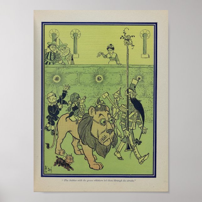 Poster The Soldier With the Green Whiskers Led Them  (Frente)