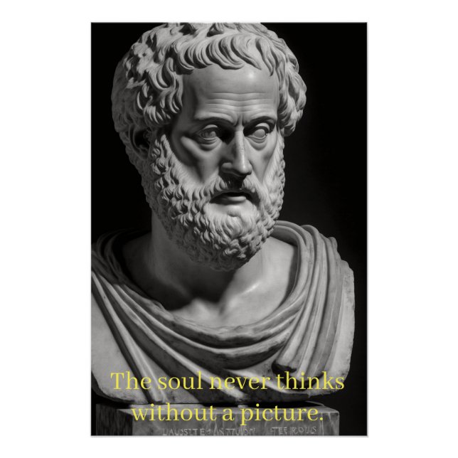 Póster The Soul never thinks without a Picture (Frente)