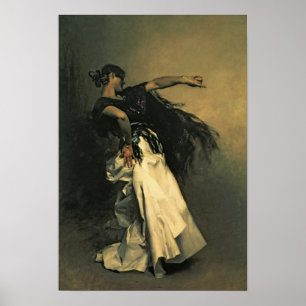Póster The Spain Dancer, study for 'El Jaleo', 1882