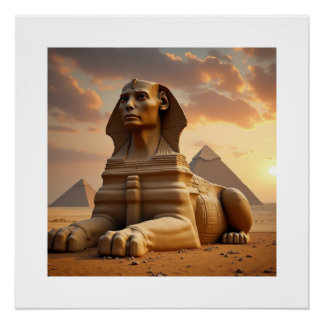 Póster The Sphinx of Giza – Guardian of the Pyramids