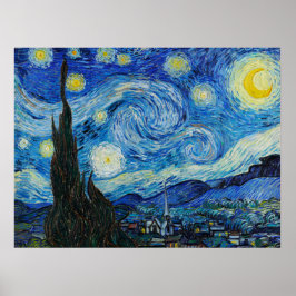 Poster The Starry Night by Van Gogh 