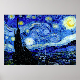 Poster The Starry Night by Vincent van Gogh