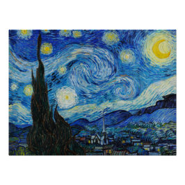 Póster The Starry Night - Vincent Van Gogh