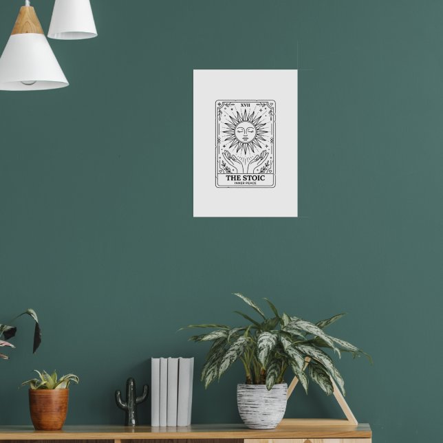 Poster  The Stoic Tarot Card: Inner Peace  (Sala de Estar 1)